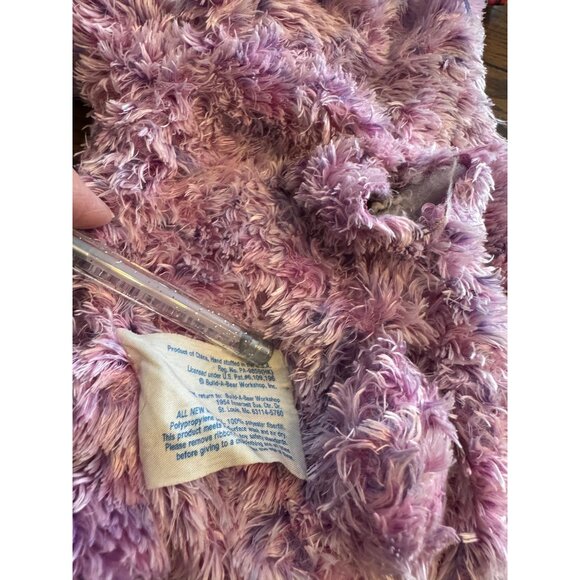 Build-A-Bear Workshop Teddy Bear Skin 16" Purple Purple Bow Unstuffed Plush - Picture 6 of 6
